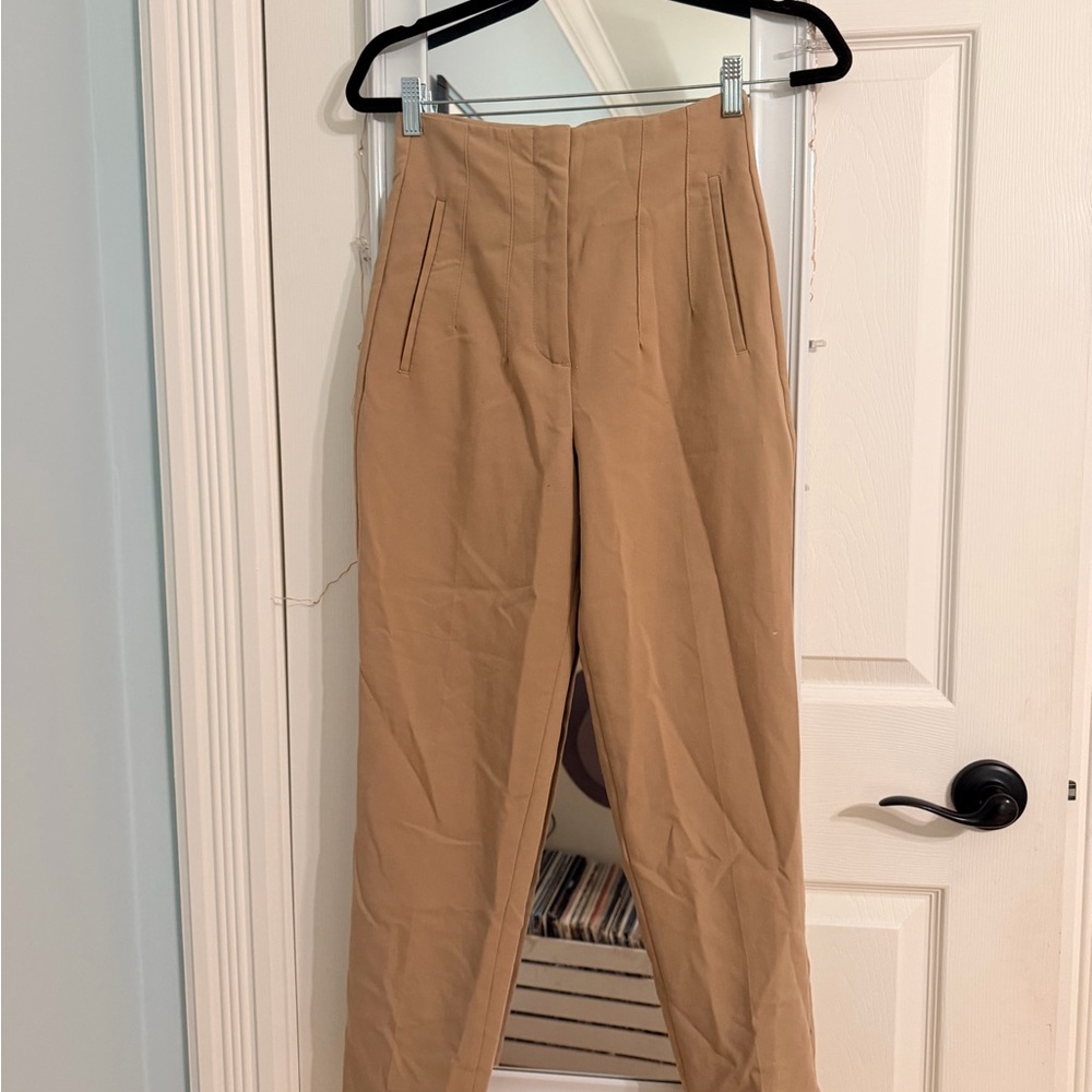 Tan Women's Pants Zara